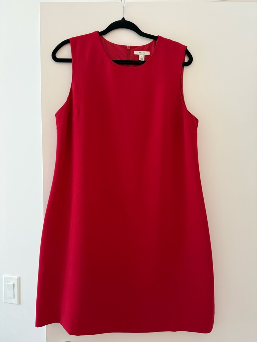 Sleeveless Red Shift Dress - RW & Co